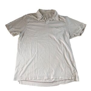 Banana Republic Mens Polo Pocket Shirt Off White Large